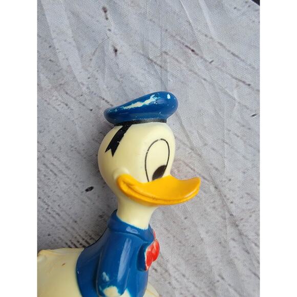 Vintage Disney Donald Duck Hard Plastic Figure Cake Topper Project Piece Read - Picture 2 of 7